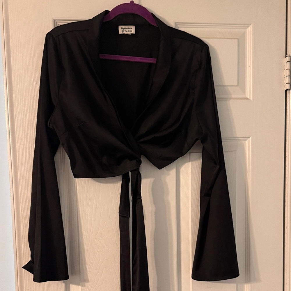 Elegant Black Crop Top